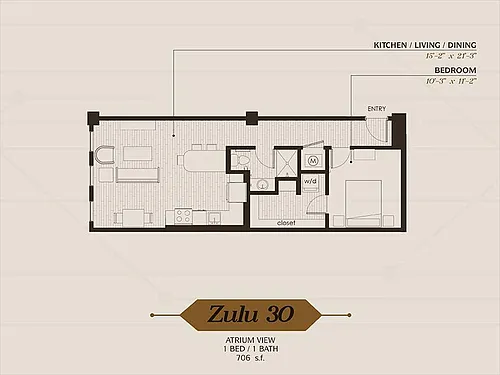 Floor plan Zulu