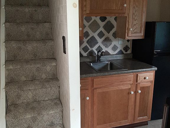 Stairs up to bedroom