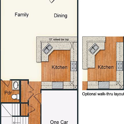 First floor has a great room, large kitchen, powder room and a two story foyer