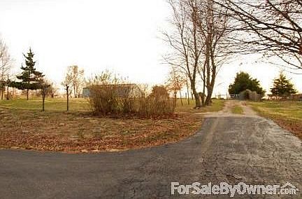 Drive-way heading south towards acreage