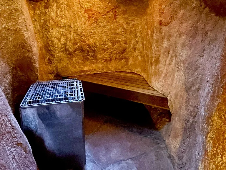 Cave sauna