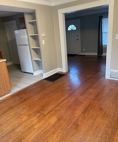 Dining room facing living room