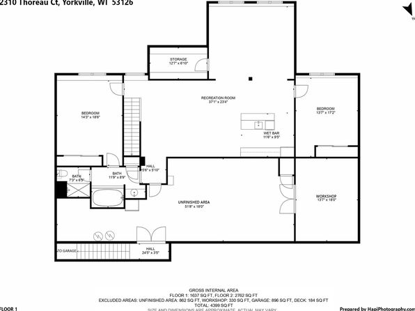 2310 Thoreau COURT, Franksville, WI 53126