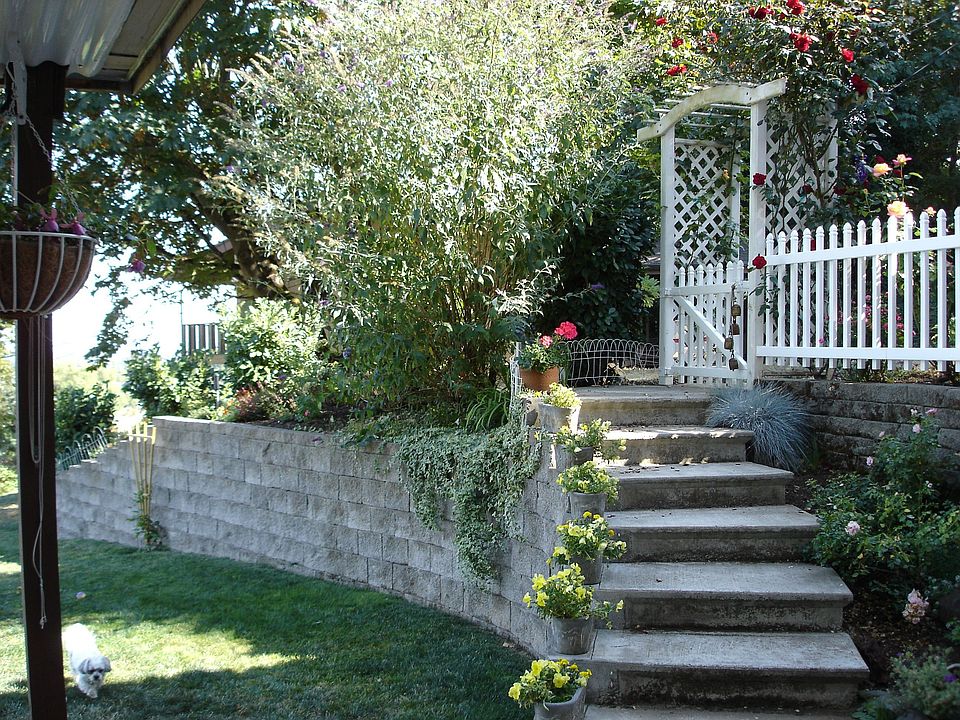Steps to driveway