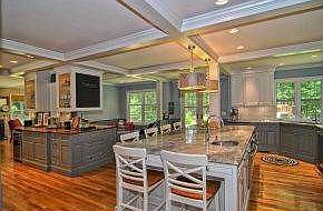 Coffered Ceiling, Huge Island