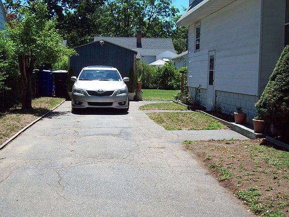 Driveway looking South