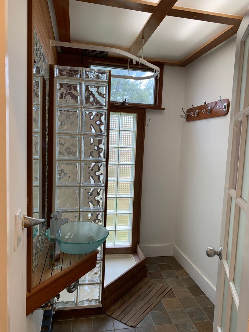  Downstairs bathroom custom cabinetry