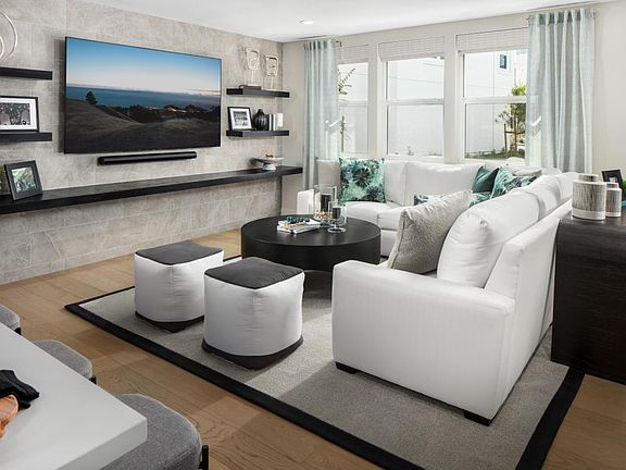 Cozy great room with ample natural light