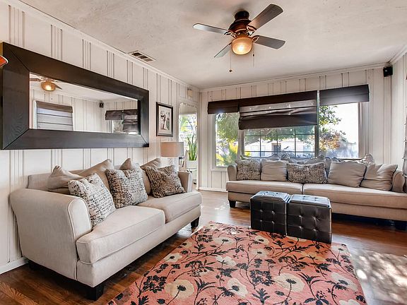 Living Room - Now with new white wood blinds