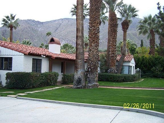 Looking across front yard an
