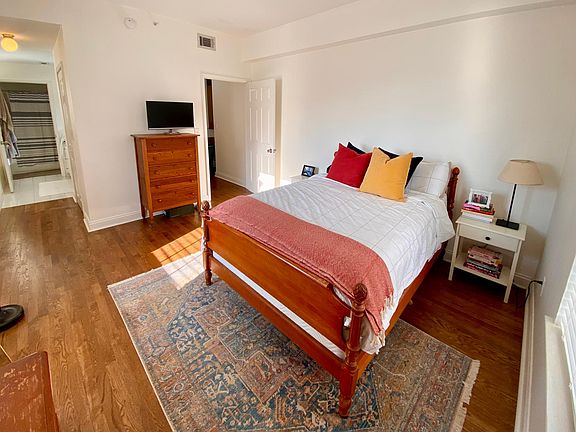 Master bedroom with THREE windows