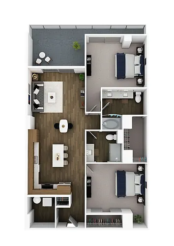 Floor plan B3