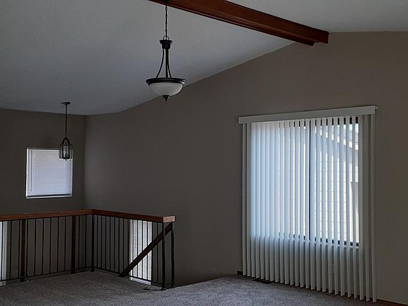 Living room with coat closet