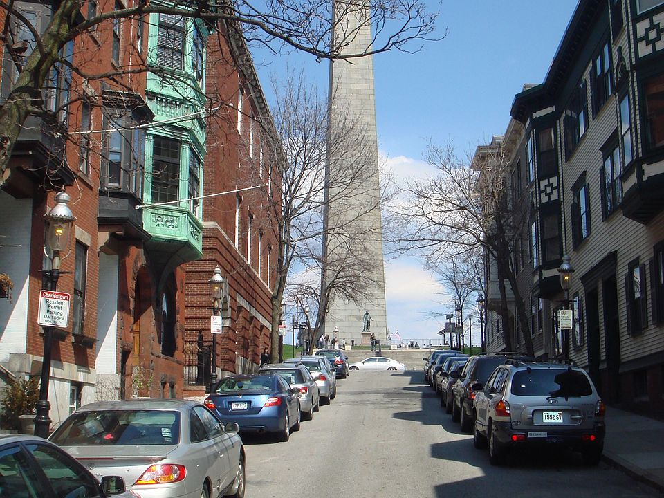 View from building entrance