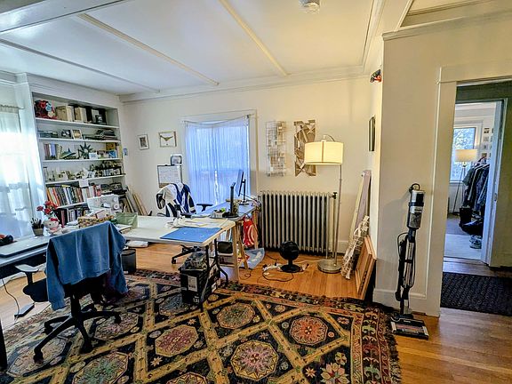 Main floor living-room office area