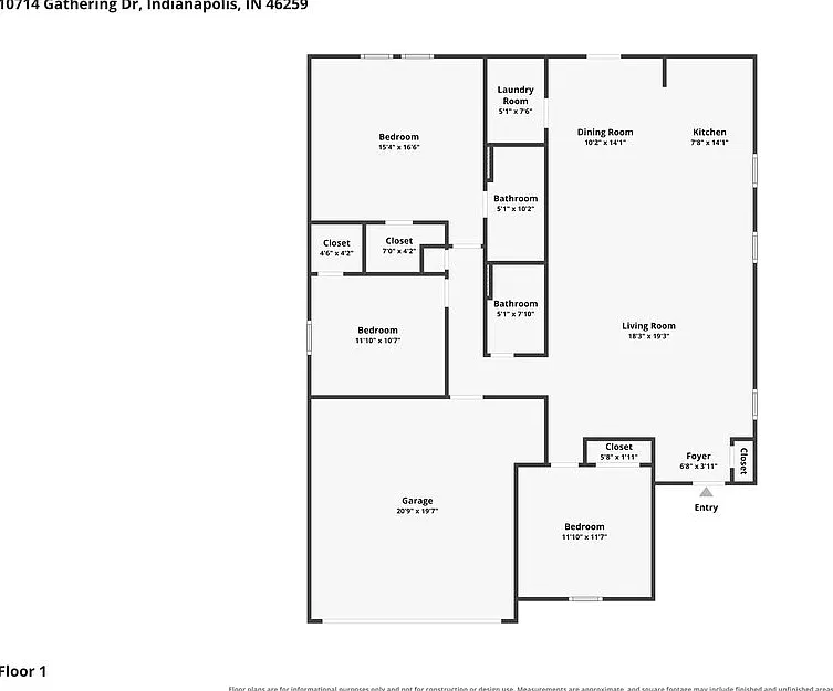 3 bed, 2.0 bath, 1507 sqft, $1,750 — Photo 2