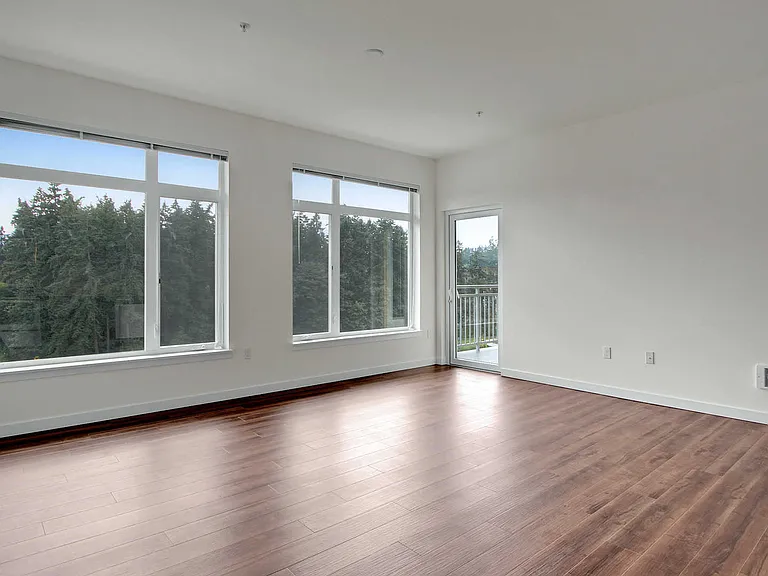 Living Room with Hard Surface Flooring and Balcony