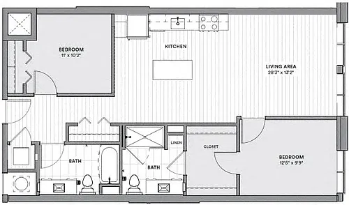 Floor plan B22