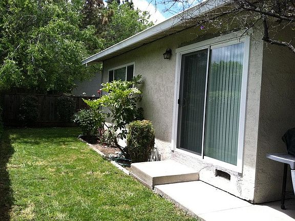 Yard and sliding door