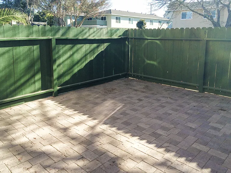 Private front yard