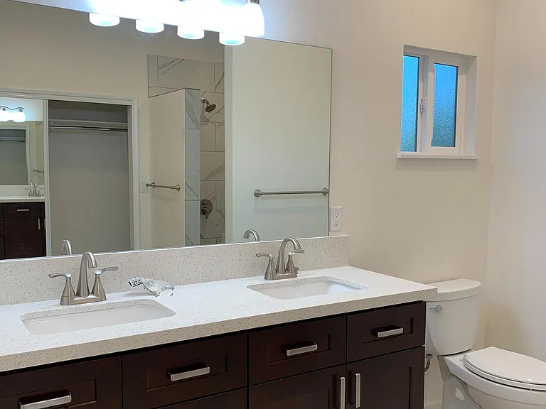 master bathroom double sink
