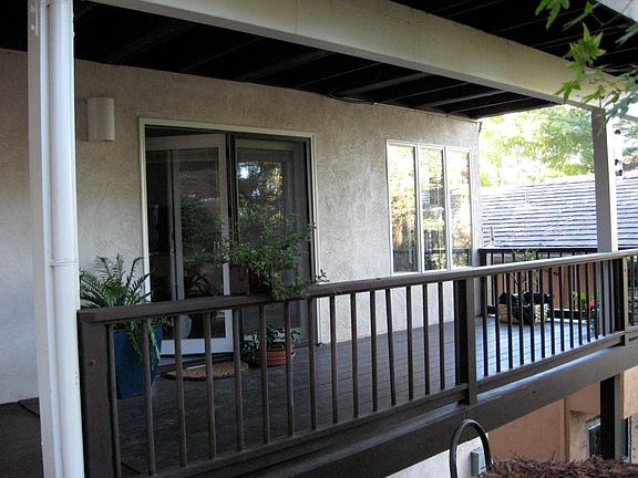 Entrance to separate unit and private deck