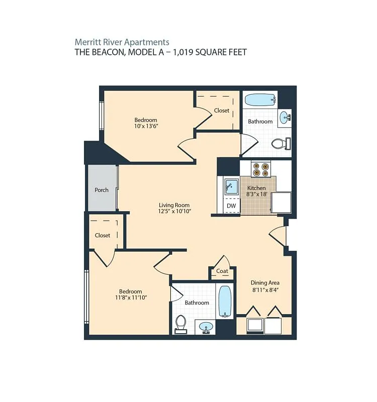 Floor plan The Beacon Model A