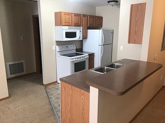 Bar area for eating, working