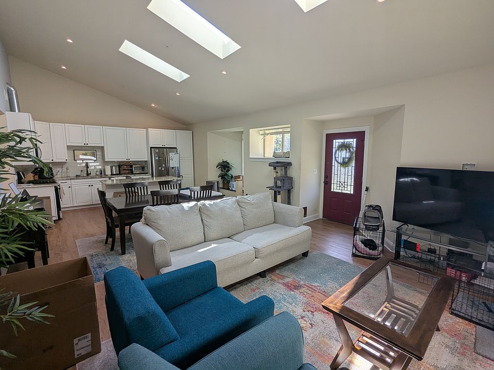 Living, Dining, and Island Kitchen