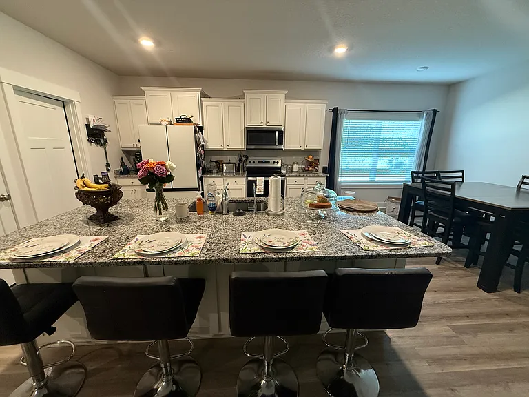 Kitchen and dining room
