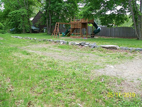 Large private yard