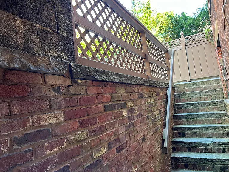 Exit to secured rear courtyard