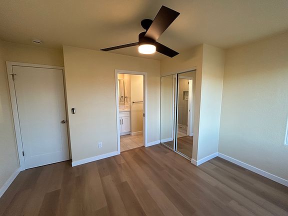 Master bedroom with private bathroom