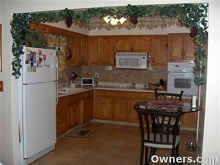 Kitchen, tile floors and back splash