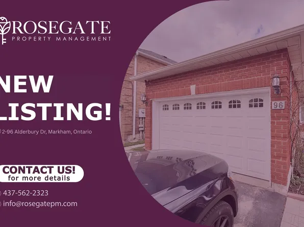 96 Alderbury Dr #2, Markham, ON L3S 3G4