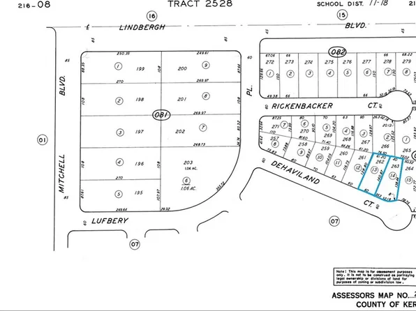 0 Dehaviland Ct Lot 262, California City, CA 93505