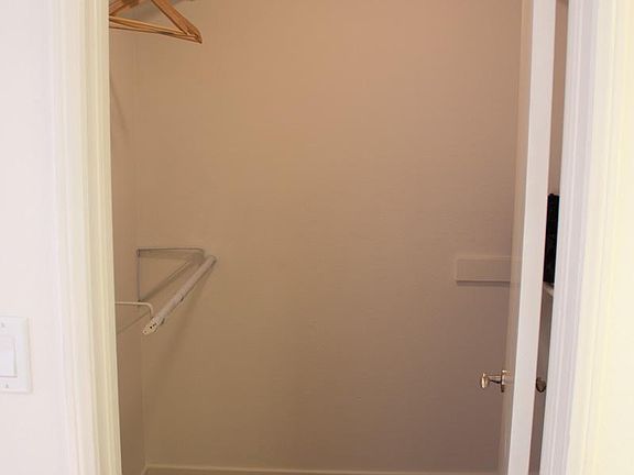 Walk-in closet.
