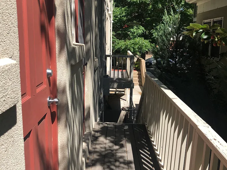 Back Patio which is acessed by the back staircase.