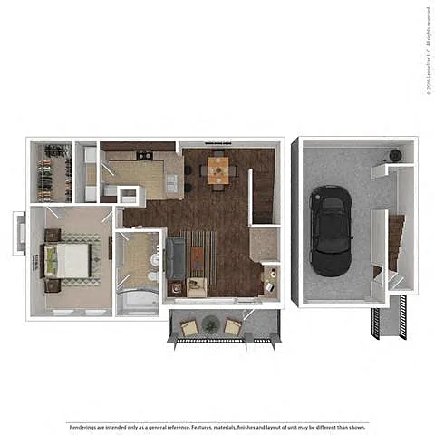 Floor plan Celestia- with attached garages