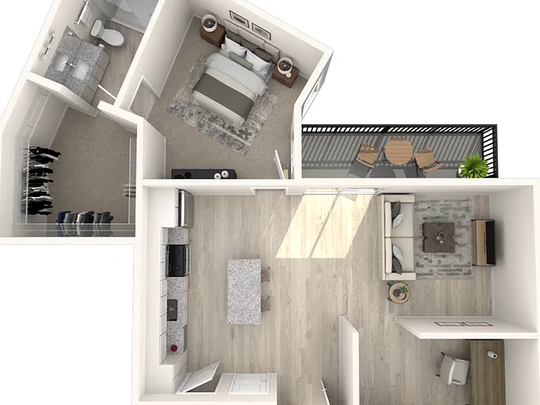 A4.1 | One Bedroom, One Bathroom + Den A4.1 | One Bedroom, One Bathroom + Den