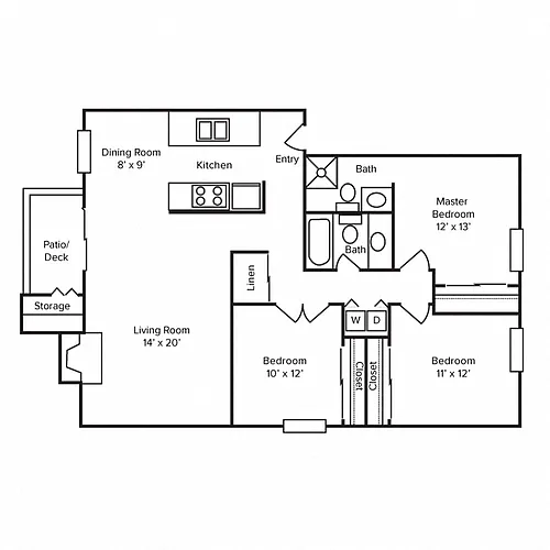 Floor plan C2a