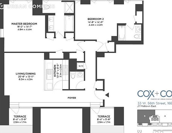 1st image of 33 W 56th St APT 16B