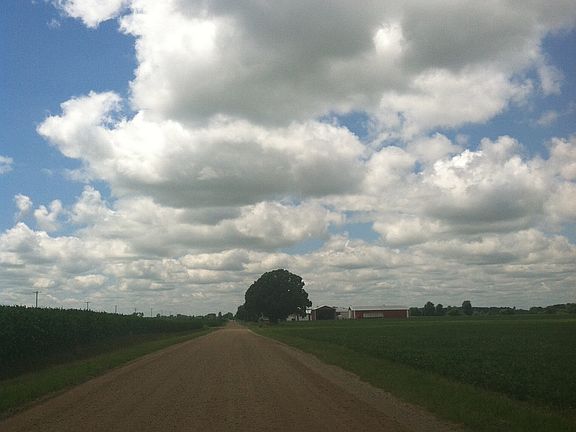 End of driveway view