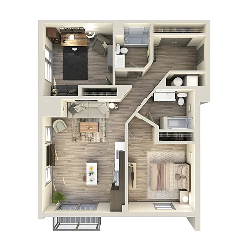 Floor plan Iron (Right) B1