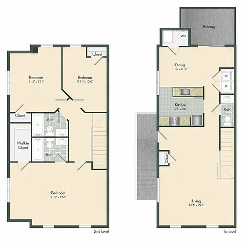 Floor plan Boyd - Townhome