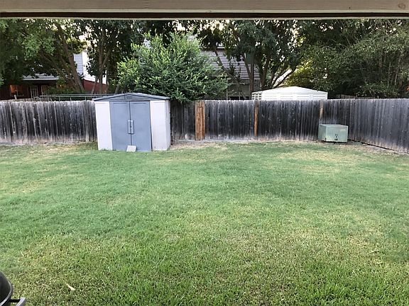 Storage shed backyard