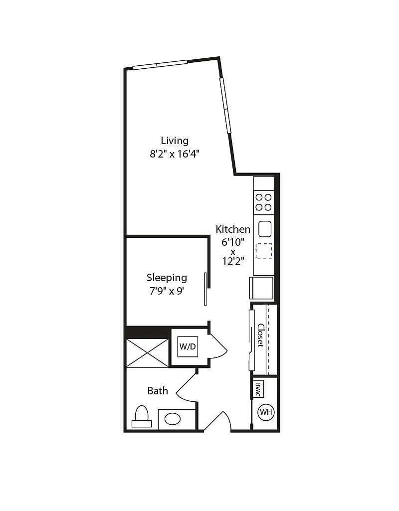 Floor plan Studio-S9