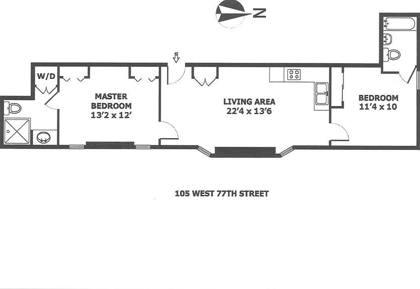 2nd image of 105 W 77th St #4BC
