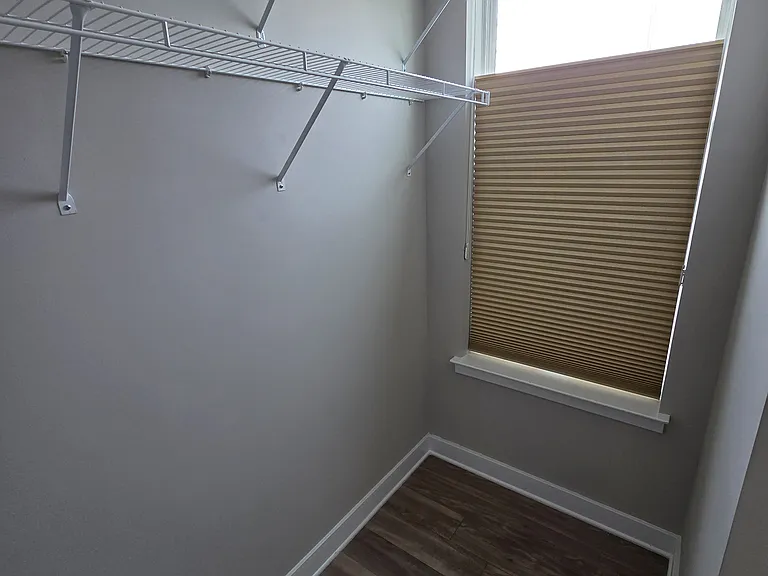 Master bedroom walk-in closet