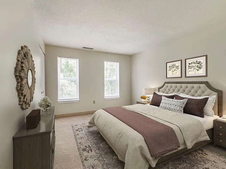 Renovated Package I bedroom with carpet